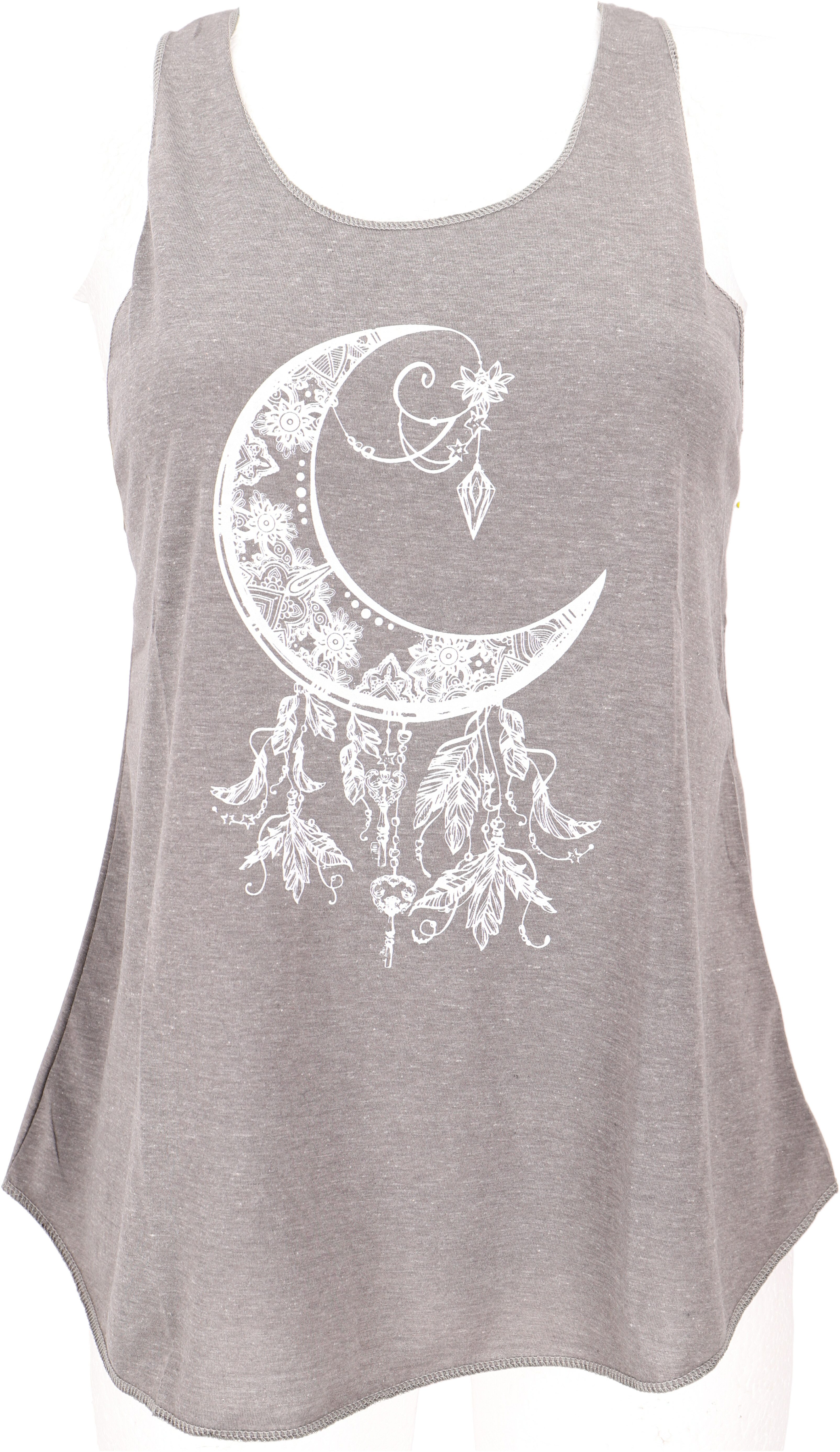 Guru-Shop T-Shirt Tanktop mit Ethnodruck, Mond günstig online kaufen