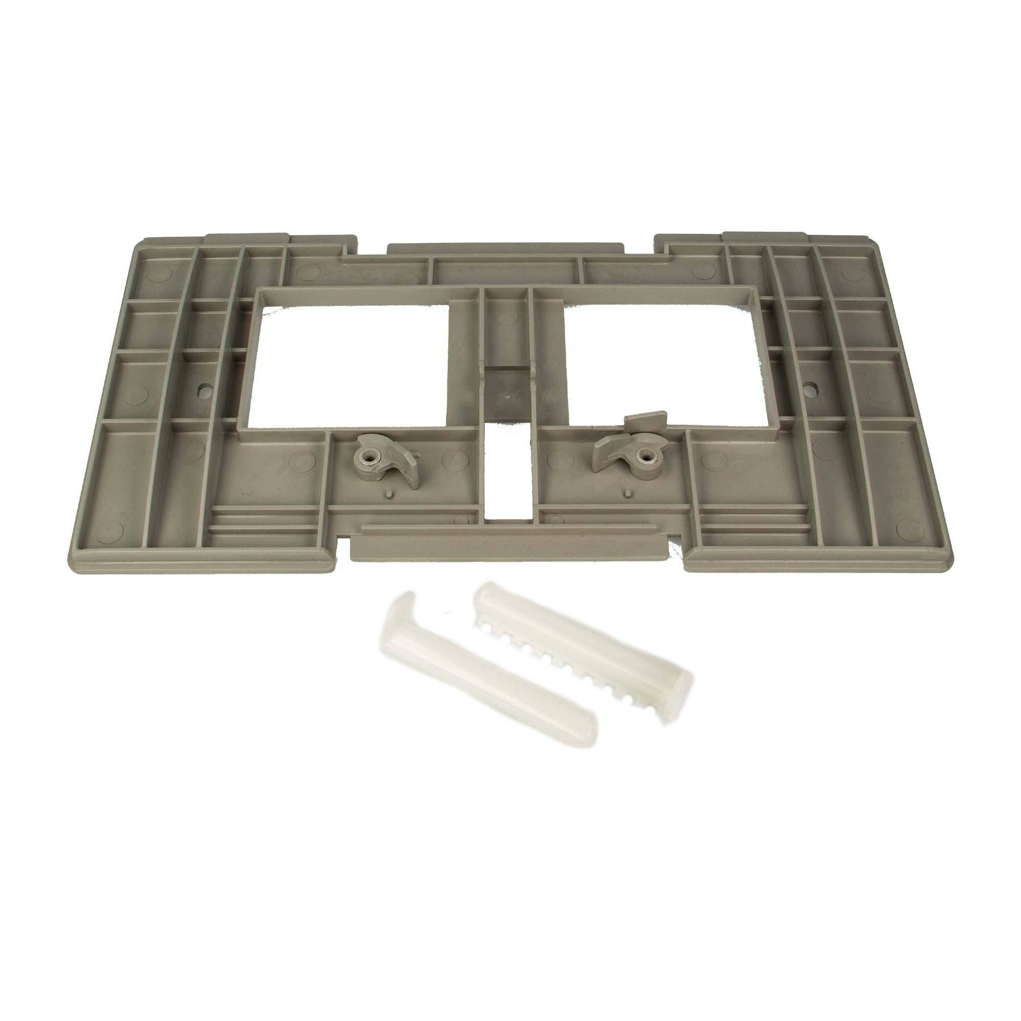 Valsir Betätigungsplatte Grundplatte mit Verriegelung passt zu UP-Spülkasten MEDUSA RIOS ANGEL