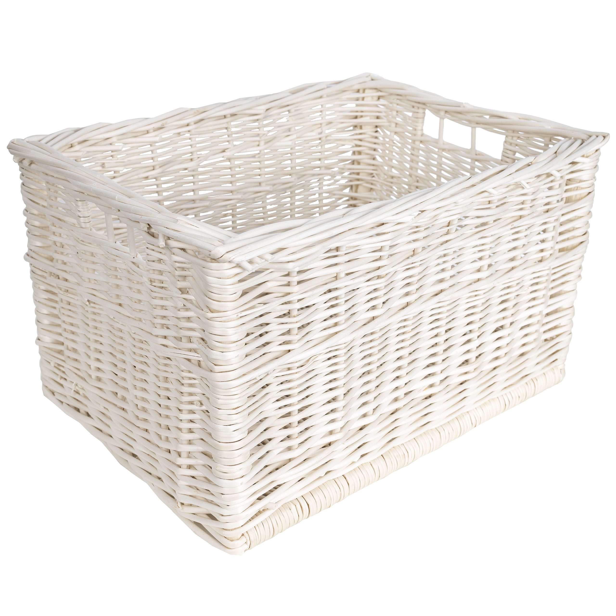 Creative Home Holzkiste Weidenkorb Aufbewahrungskorb, Handgeflochten, günstig online kaufen