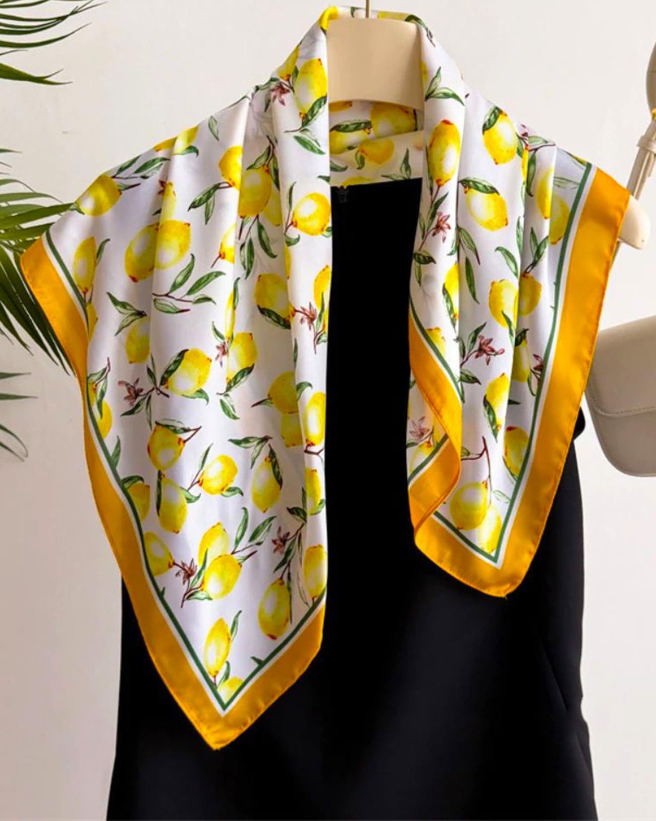 Zaewry Seidentuch quadratisch, 70x70 cm, Nickituch, Bandana-Schal (1Stück), Seide, Satin-Kopftuch für Damen – Seidig-glattes Haarwickeltuch, stilvoll