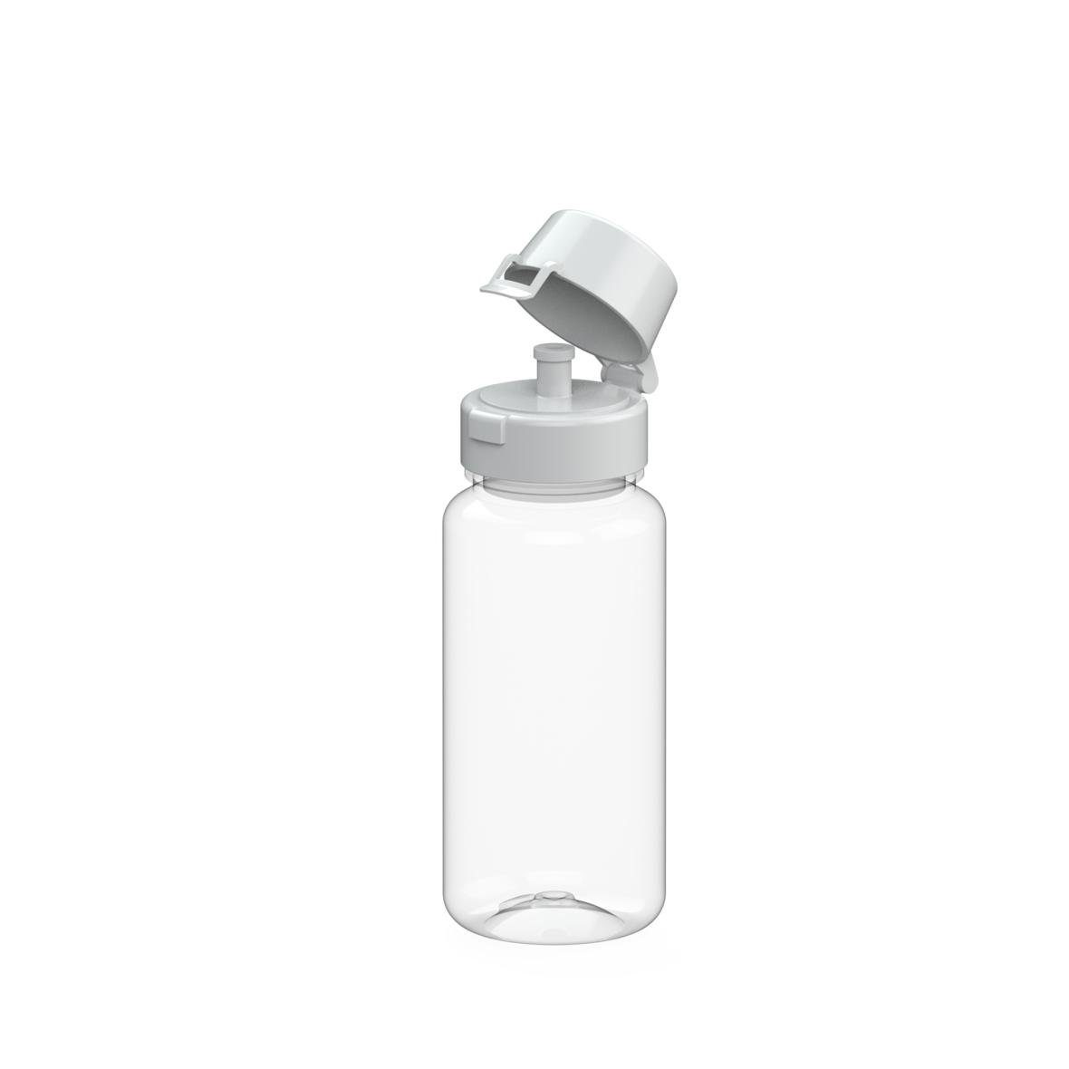 elasto Trinkflasche 0,4 L Wasserflasche "School" Tritanflasche inklusive Deckel, Made in Germany, BPA-frei, Sportflasche, kohlensäurehaltige Getränke