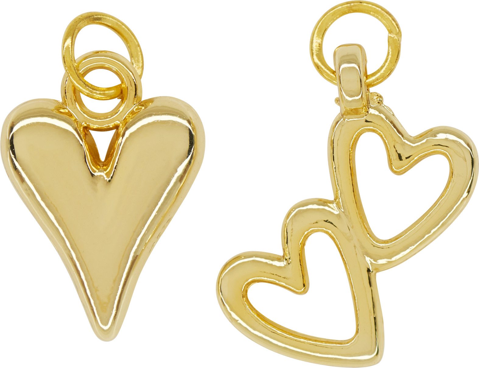 Rayher Anhänger Set Metall Charms Herzen