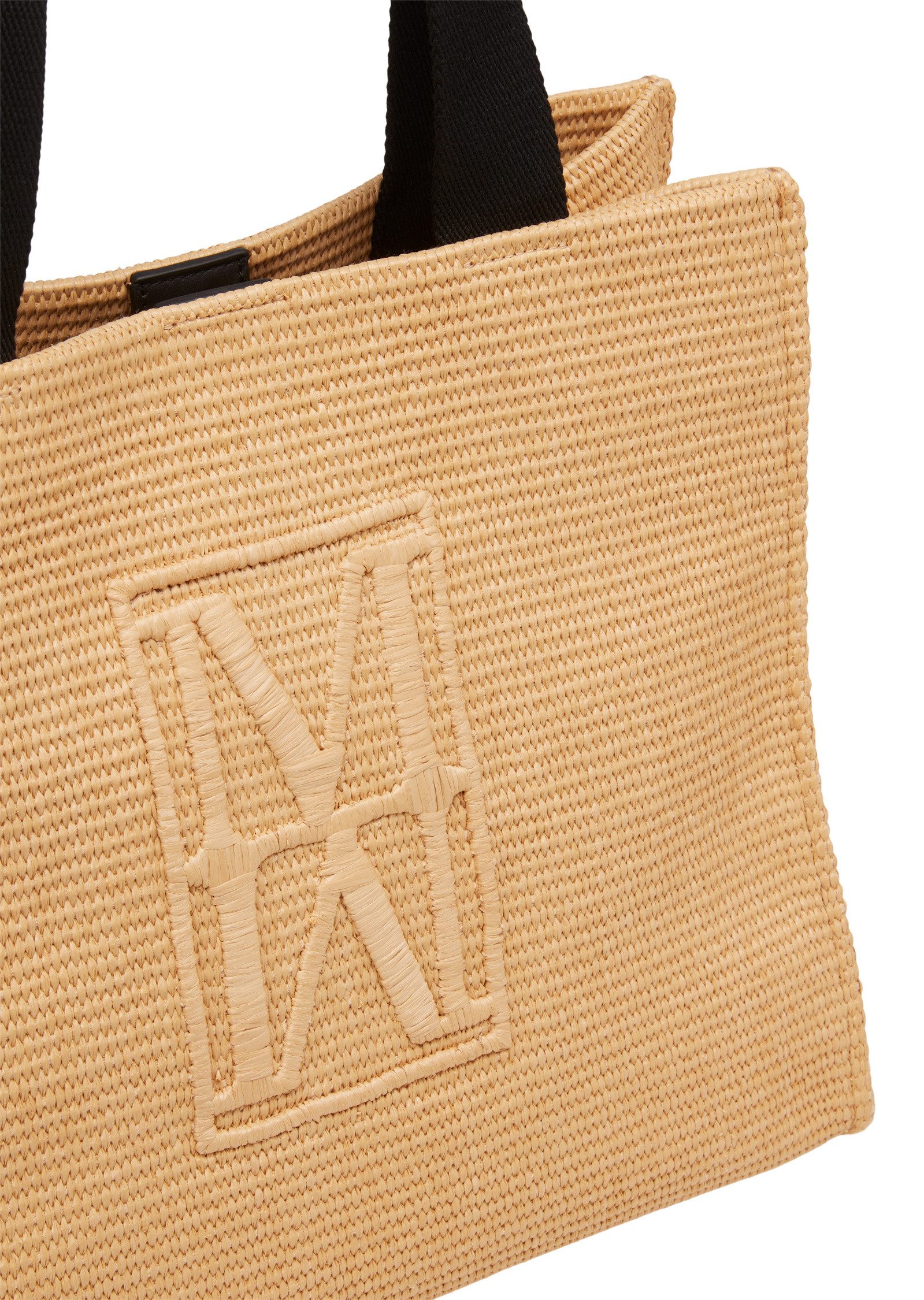 Marc O'Polo Shopper in Raffia-Bast-Optik