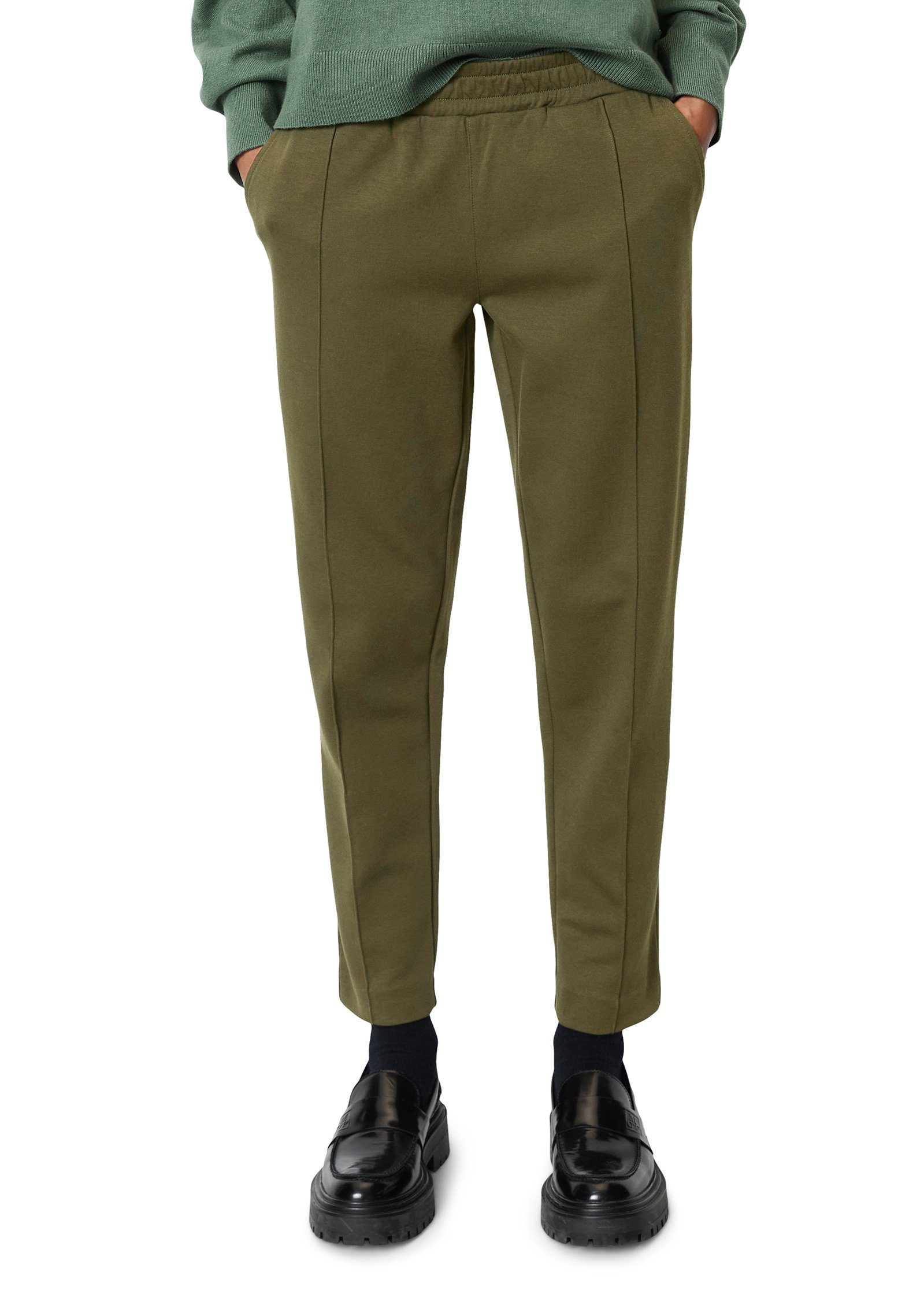 Marc O'Polo Silktouch grün Interlock-Qualität DENIM Jerseyhose aus mit