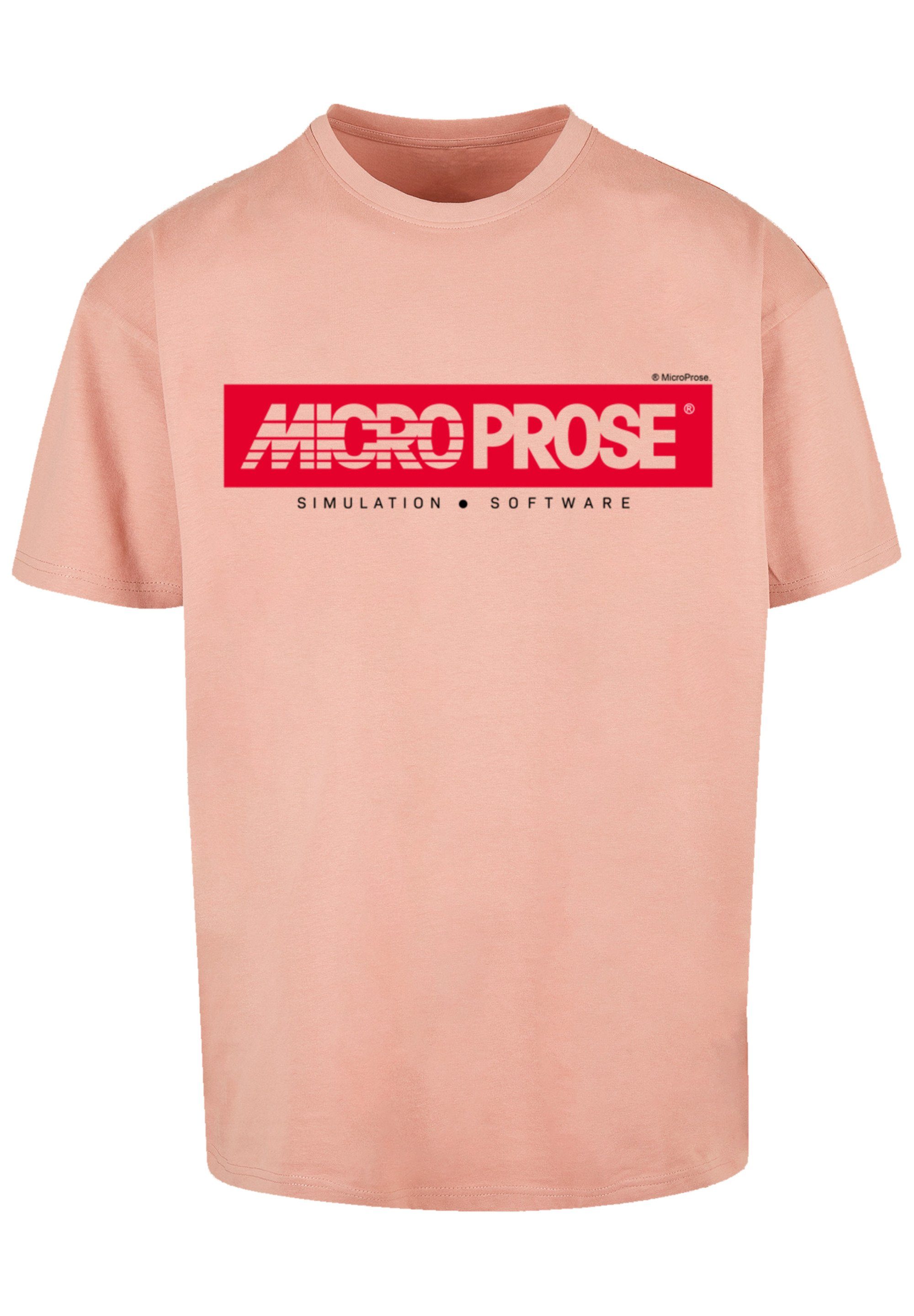 F4NT4STIC T-Shirt MicroProse Print amber