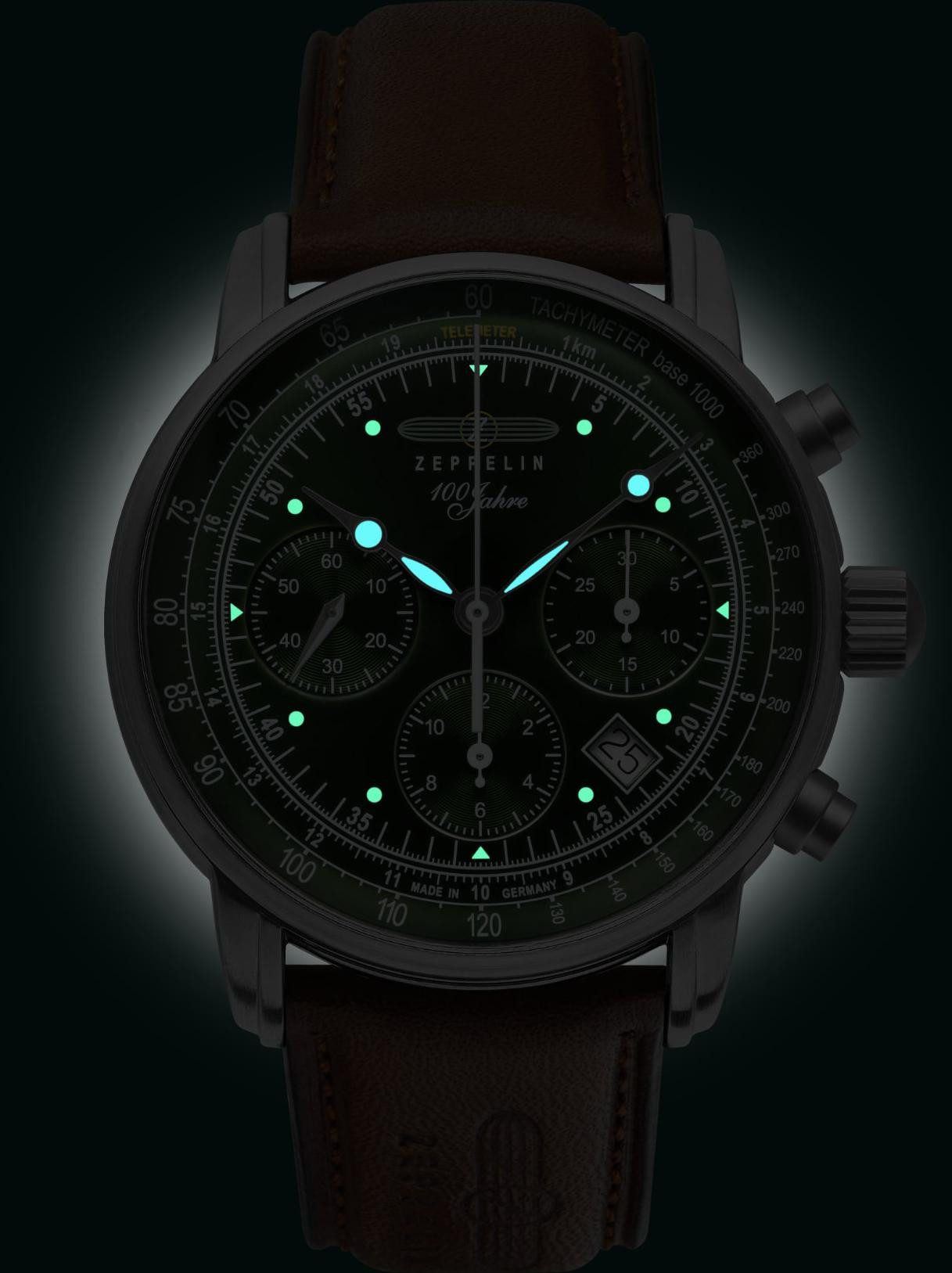 ZEPPELIN Chronograph 100 Jahre Zeppelin ED. 1 Herren Automatikchronograph