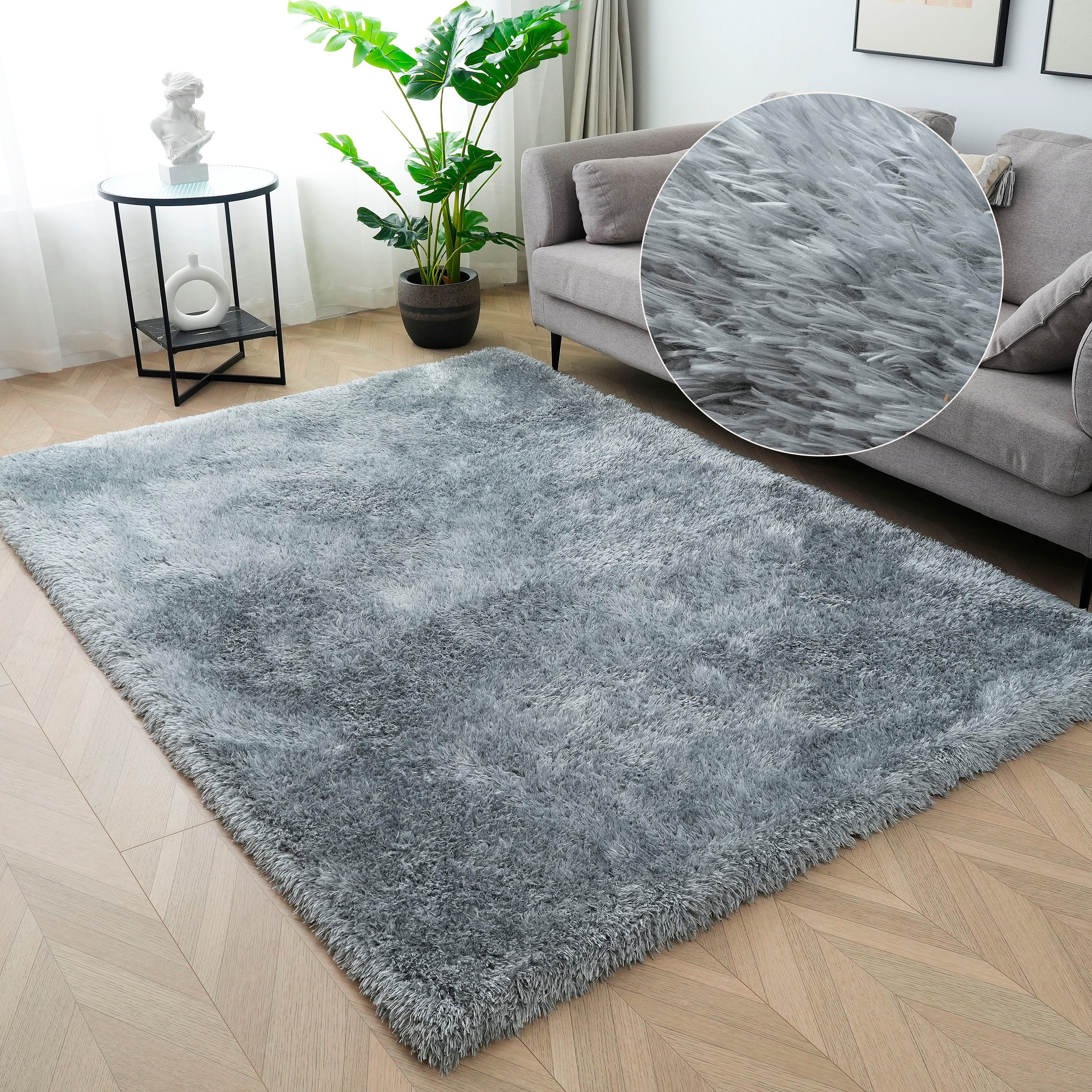 Hochflor-Teppich Micro Shaggy