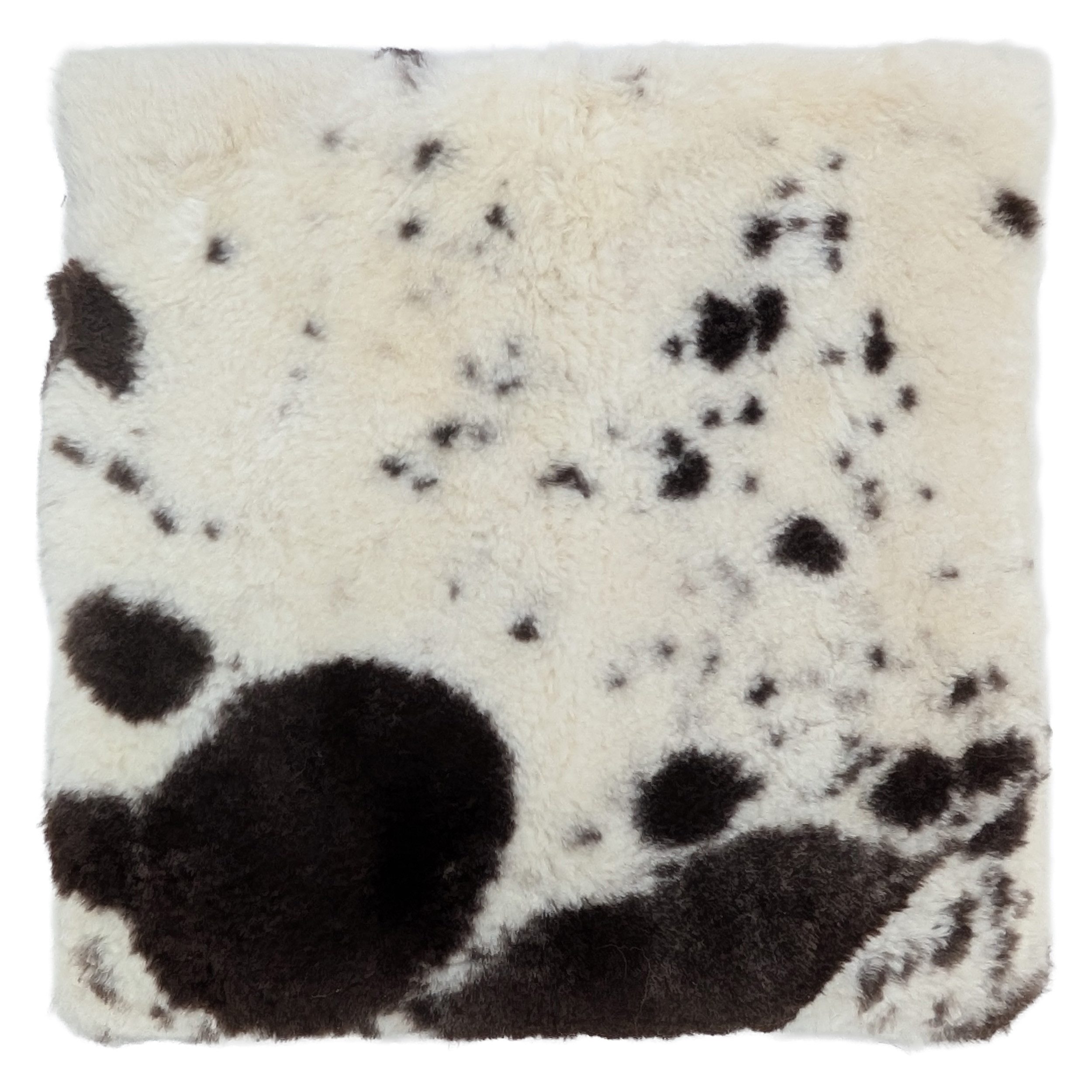 Reissner Lammfelle Sitzkissen Sitzauflage SOFI ungefärbte naturbunte Merino Lammfelle 35x35cm