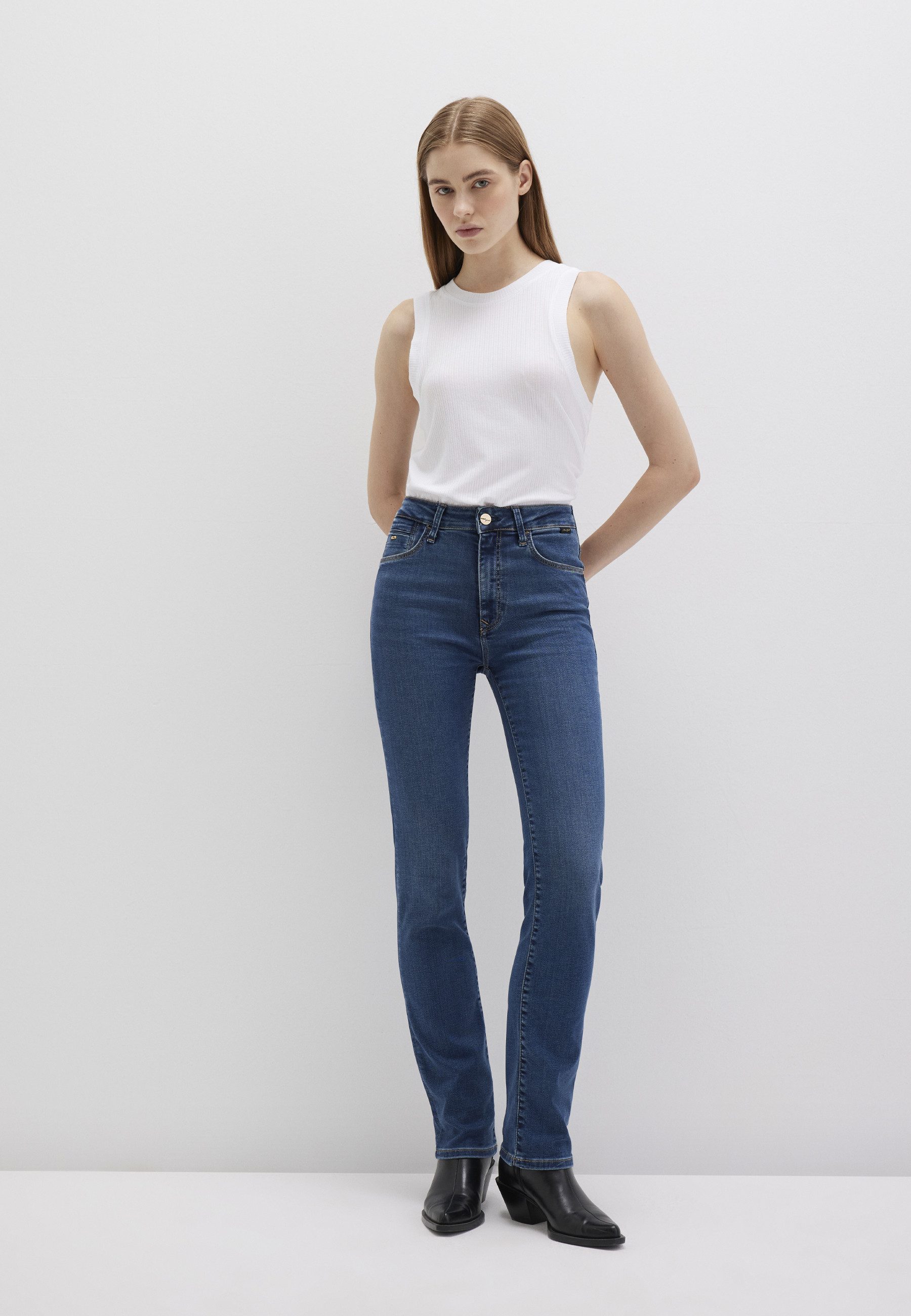Mavi Straight-Jeans KENDRA gerde Form