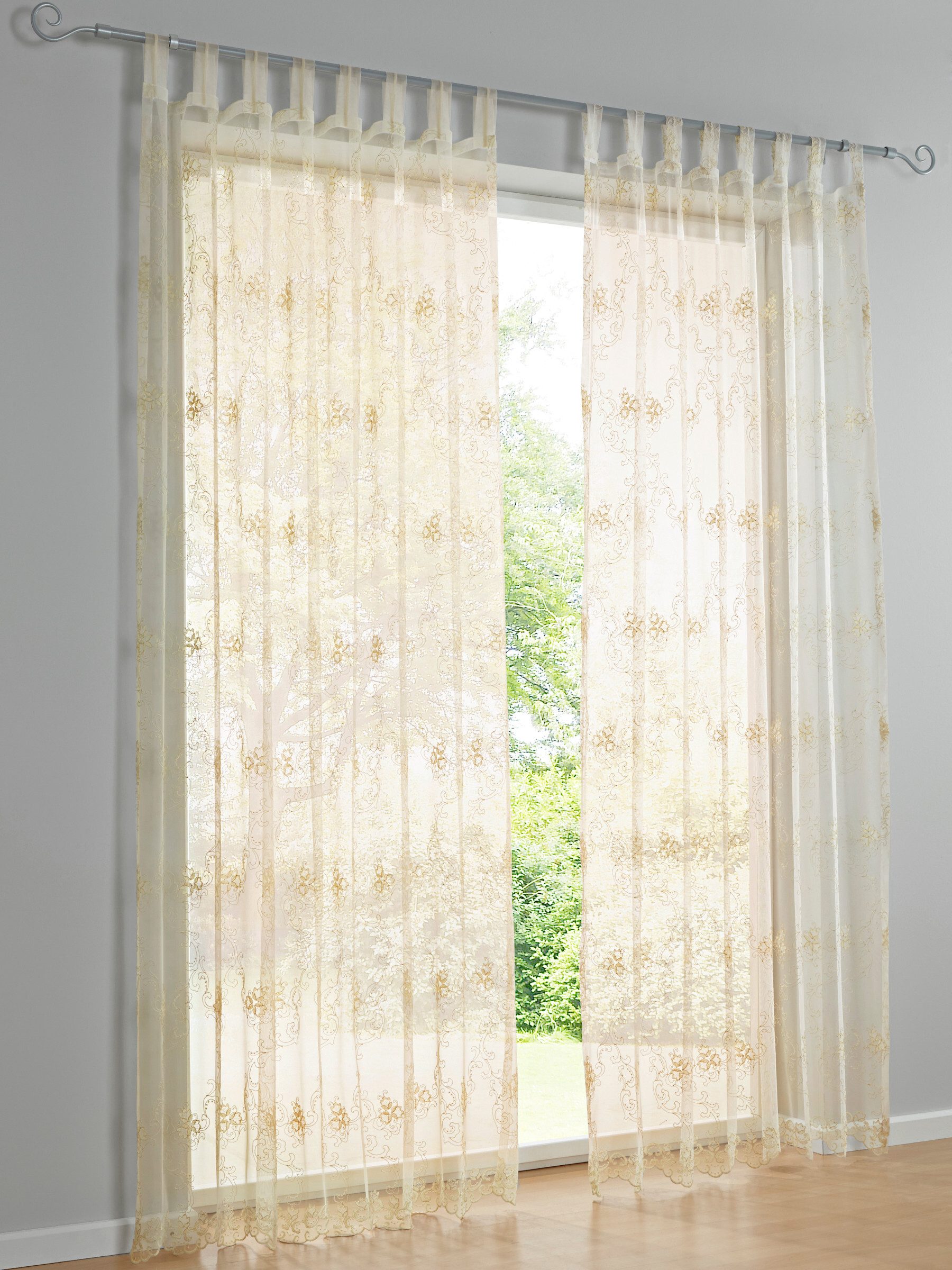 heine Gardine Dekostore . (1 St), Schlaufen, transparent, Fensterdekoration günstig online kaufen