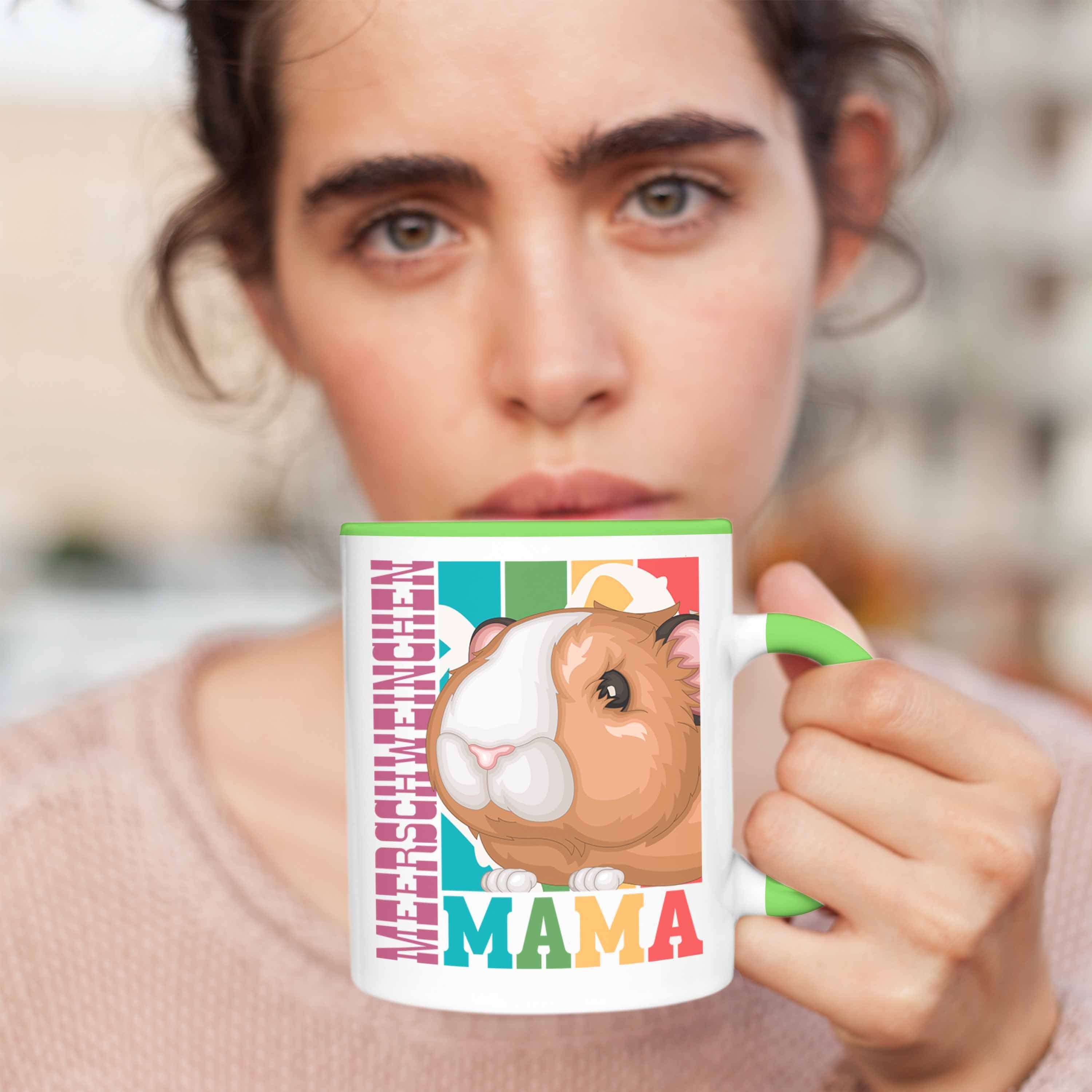 - Trendation Hasen Tasse Geschenk Besitzerin Mama Trendation Grün Tasse für Meerschweinchen