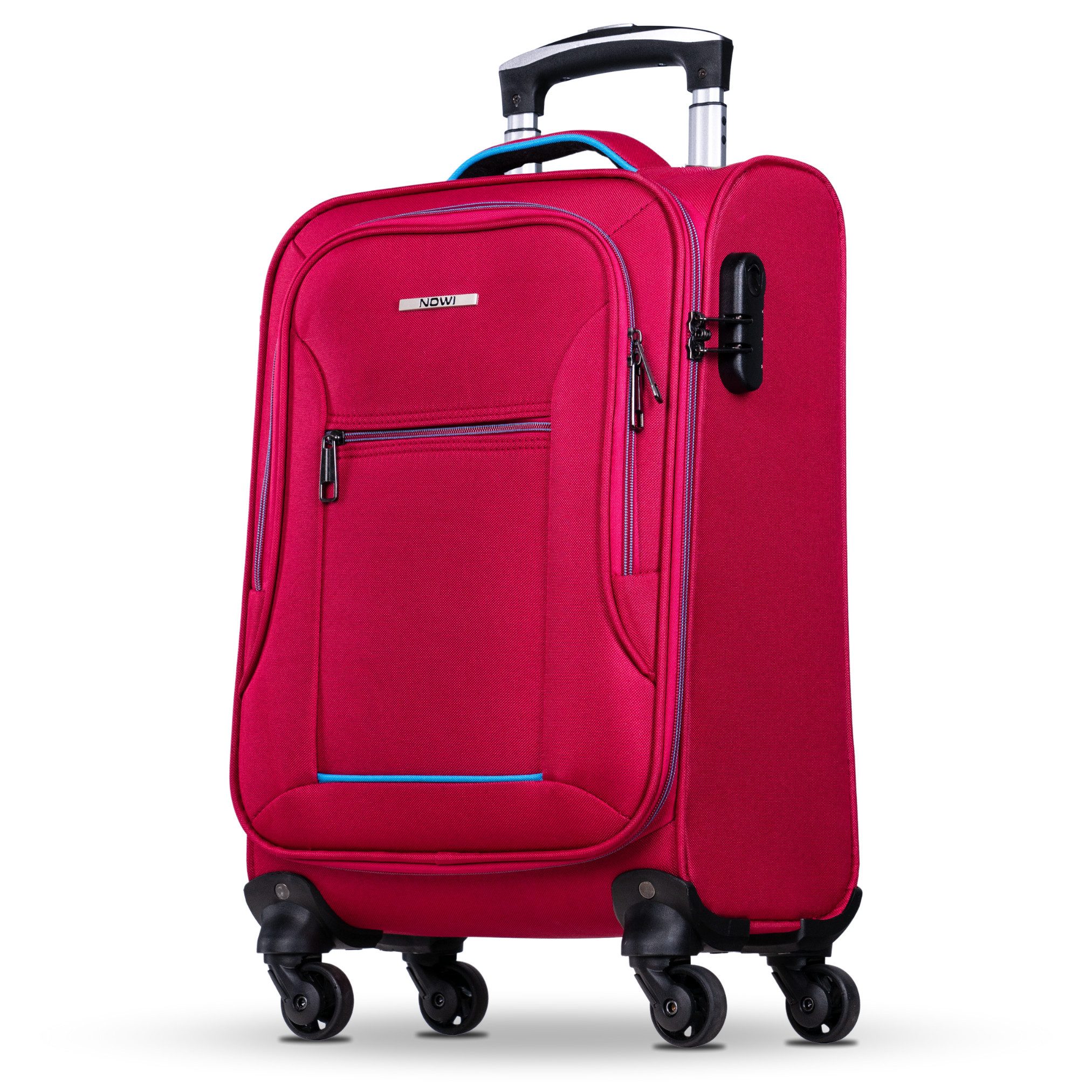 NOWI Trolley Weichschalenkoffer mit Rollen & Zahlenschloss – leicht & robus günstig online kaufen