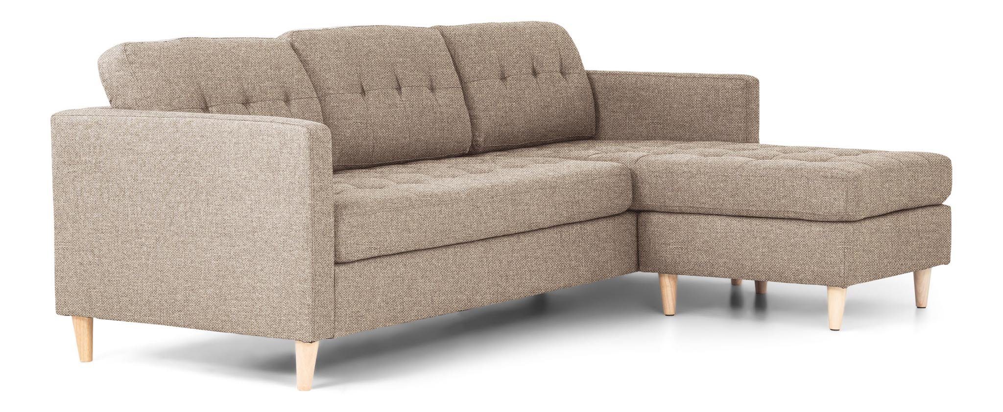 Sofa ebuy24 oder rechts links Braun Marino Sofa, gewe Chaiselongsofa