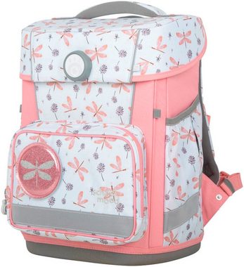 SCHOOL-MOOD® Schulranzen Champion, Nordic Collection, Dragonfly (Set, 7-tlg), aus recyceltem Material