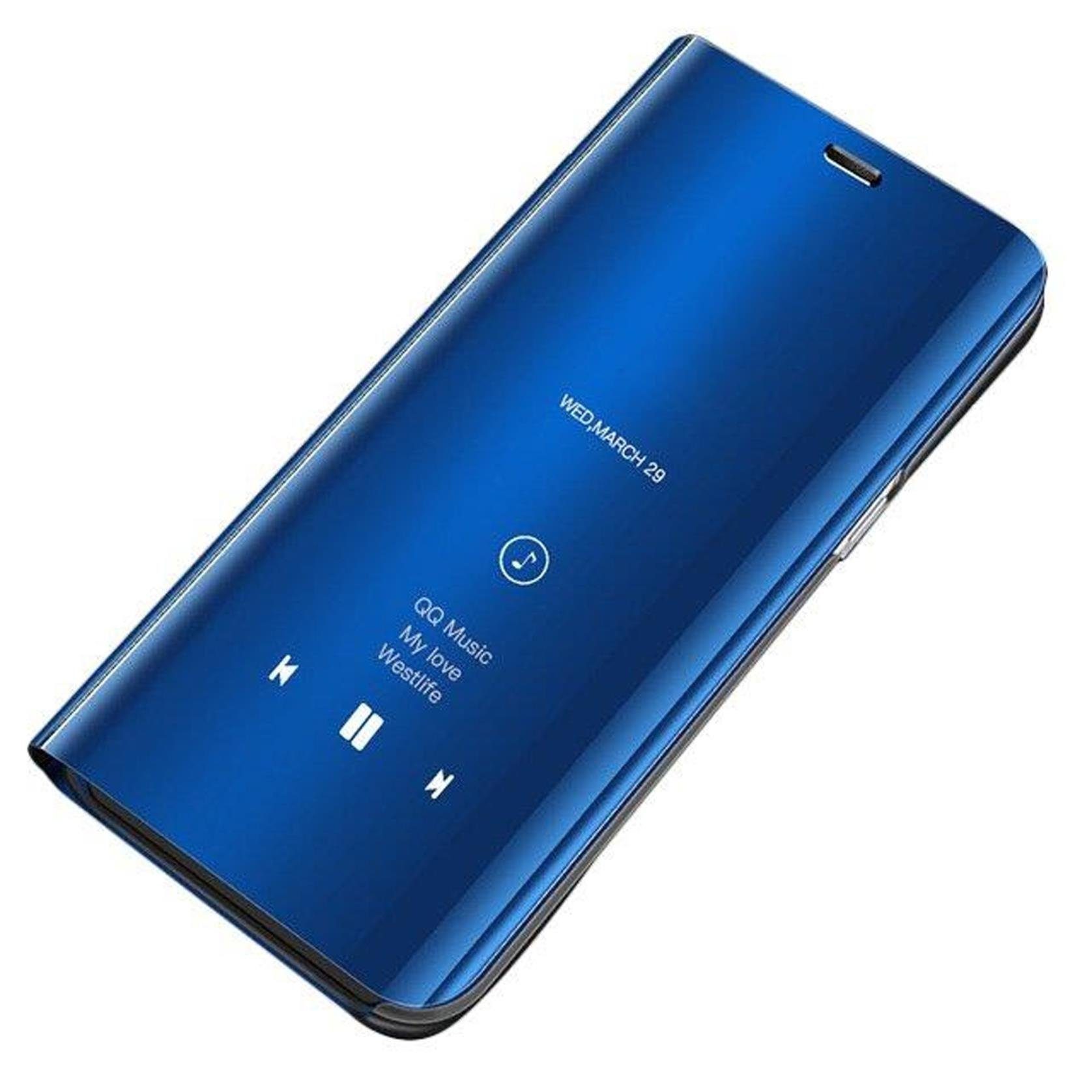 Handyhülle cofi1453® Smart View Spiegel Mirror Smart Cover