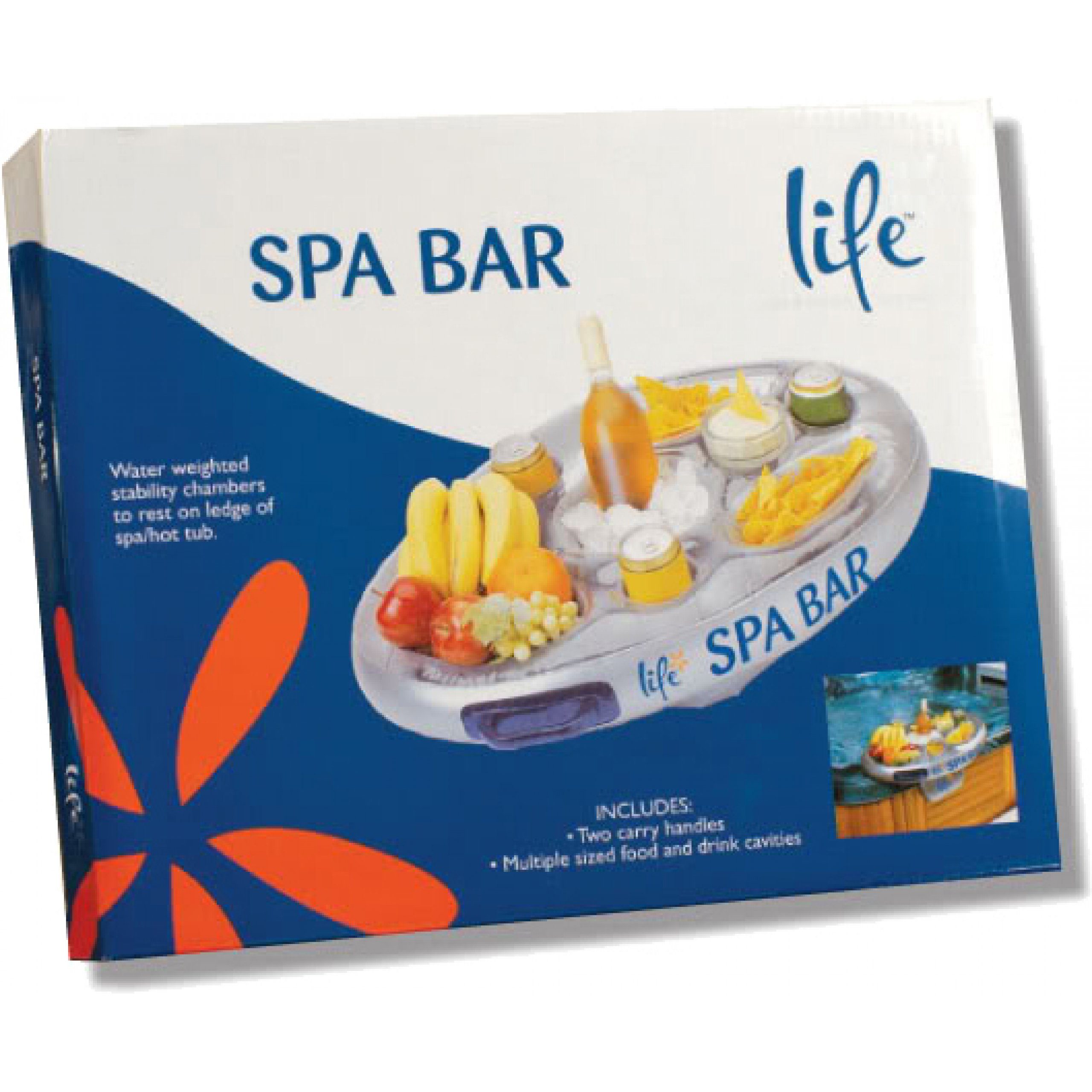 Life Whirlpool Life Spa Bar aufblasbare Minibar Whirlpool Tisch für Getränke  und