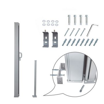 EBUY Seitenmarkise Balkon-Sichtschutz, einziehbare Seitenmarkise, wind- und wasserdicht (1-St)