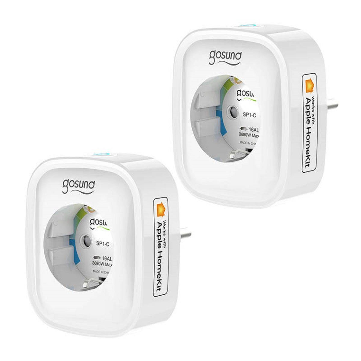Steckdose SP1-C Intelligente Steckdose WiFi Smart Home (2er-Pack)Weiß