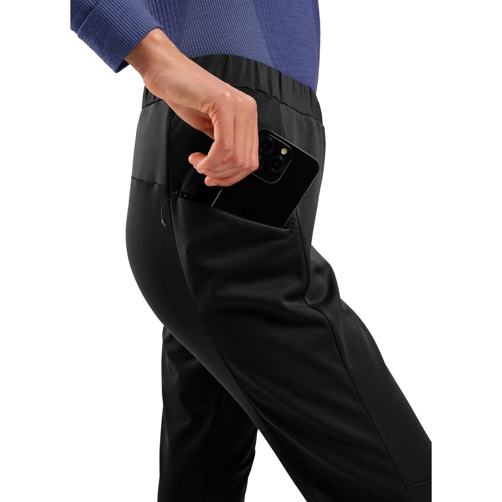 Odlo Softshellhose Essentials Warm mit Stretch-Einsätzen an den Beinrückseiten