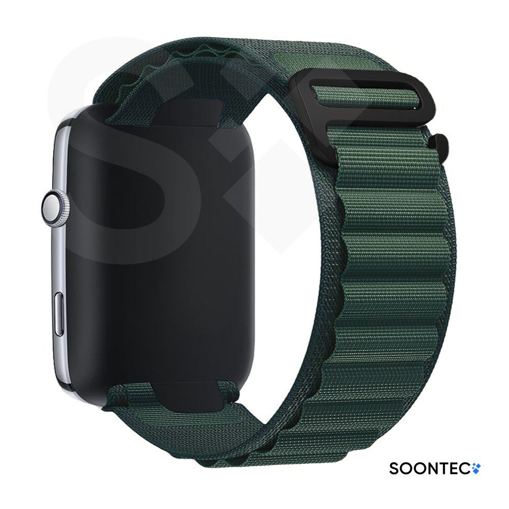 Smartwatch-Armband Premium Nylon Loop Armband mit G-Hook Verschluss