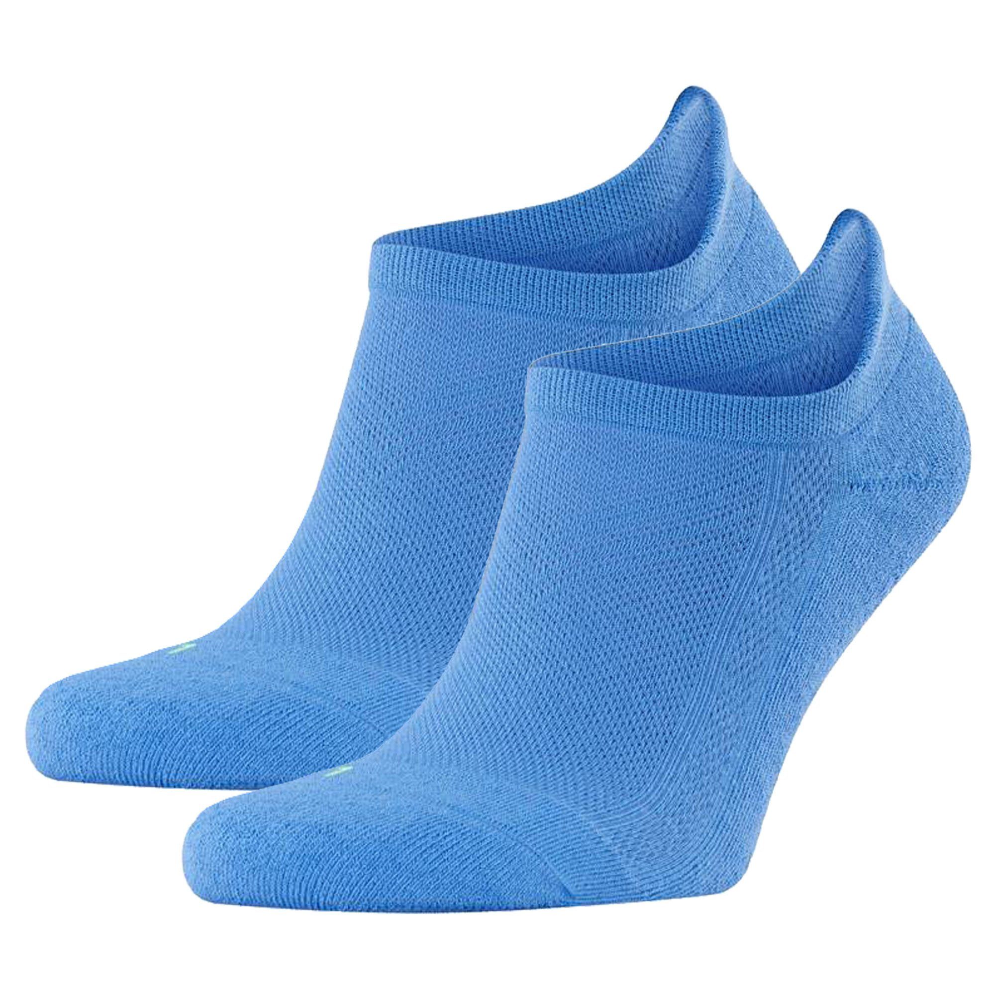 Pack (Ribbon 2er Cool FALKE - Unisex Sneakersocken Kick, Damen Blau Blue) Sneaker
