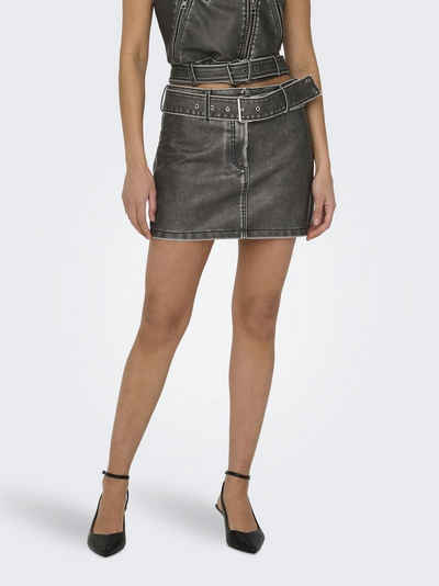 ONLY Minirock ONLELLA FAUX LEATHER LW MINI SKIRT OTW