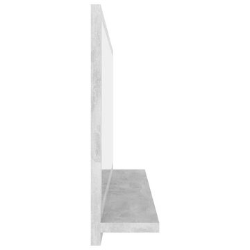 vidaXL Spiegel Badspiegel Betongrau 80x10,5x37 cm Spanplatte