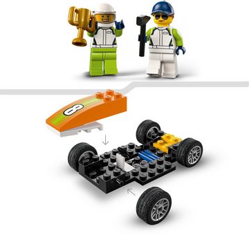 LEGO® Konstruktionsspielsteine Rennauto (60322), LEGO® City, (46 St)