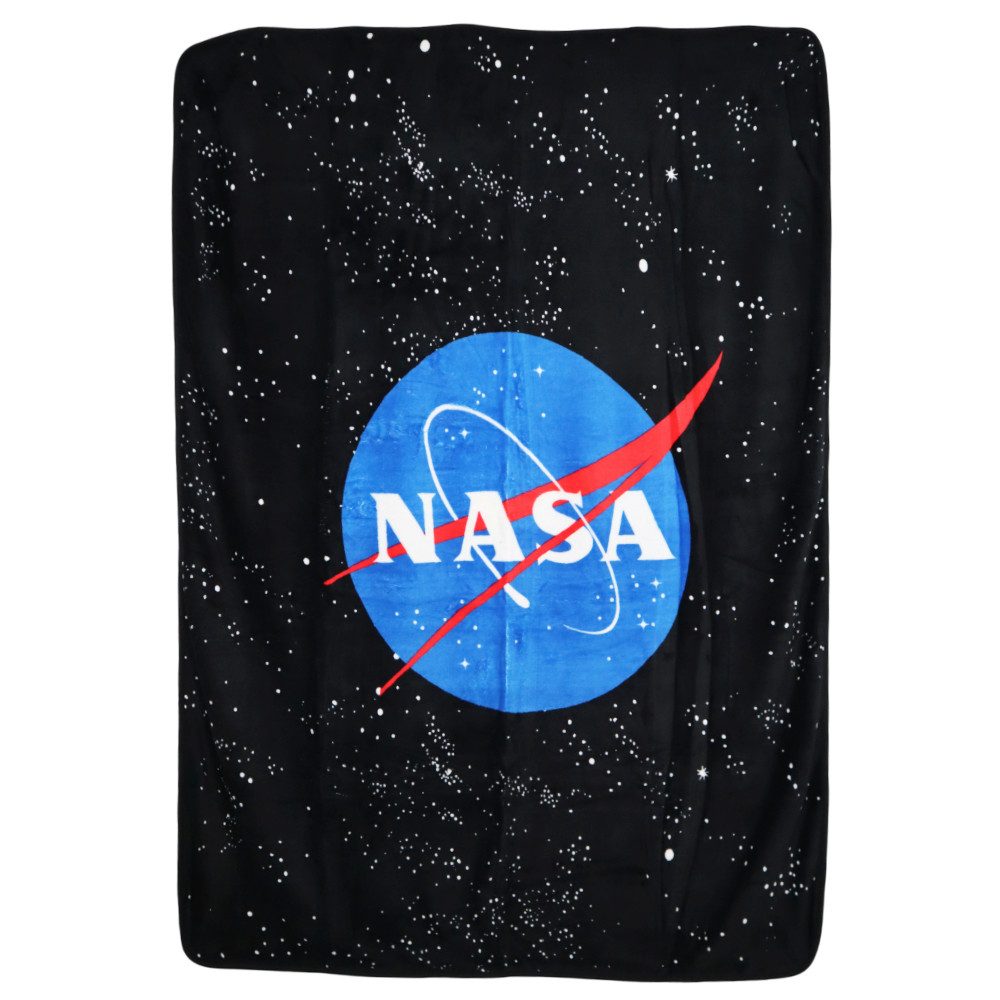 Wohndecke NASA Space Center Fleecedecke leichte Kuscheldecke 120x150 cm, EplusM