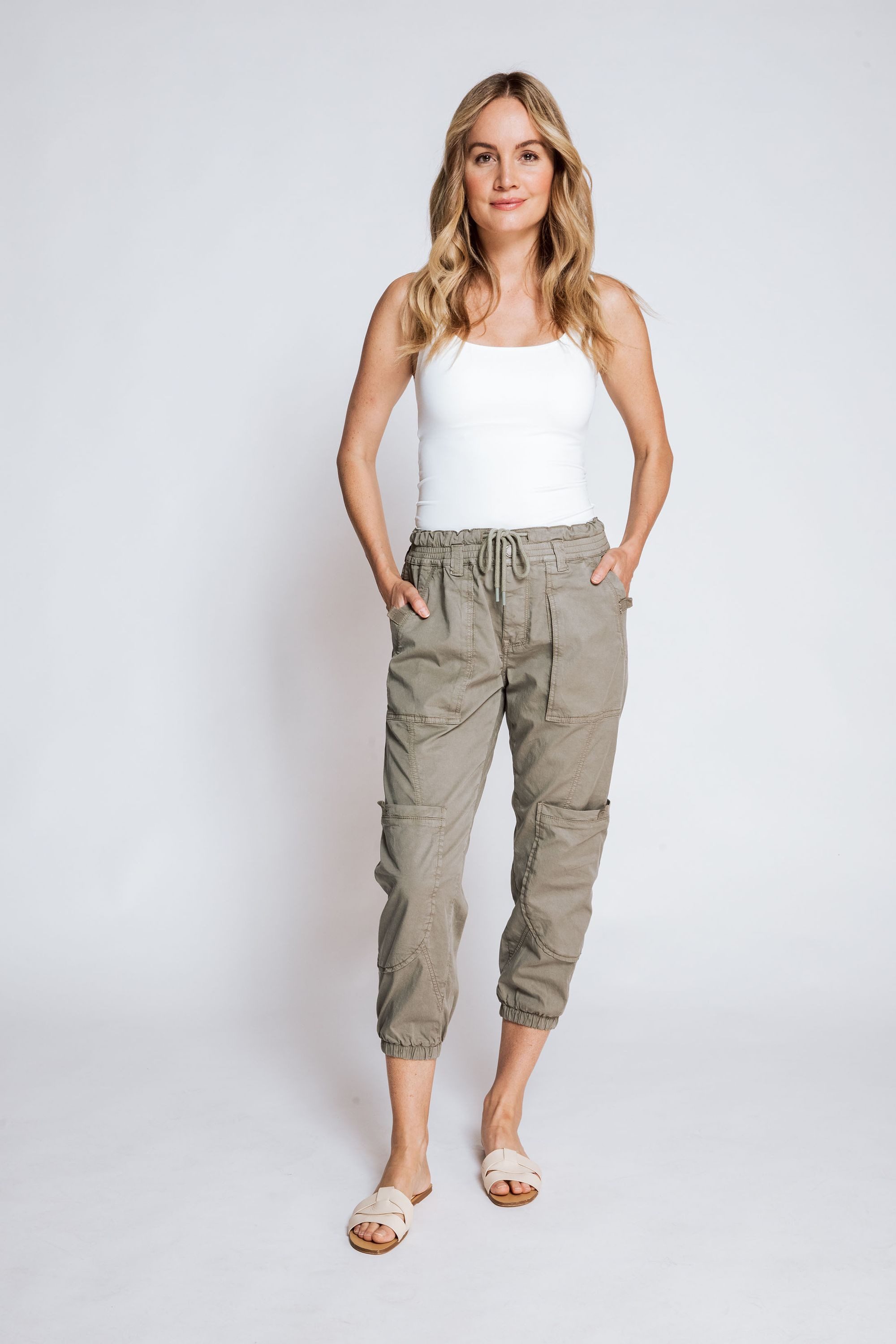 Zhrill Stoffhose Cargohose ZHFINNA Grün (0-tlg) günstig online kaufen