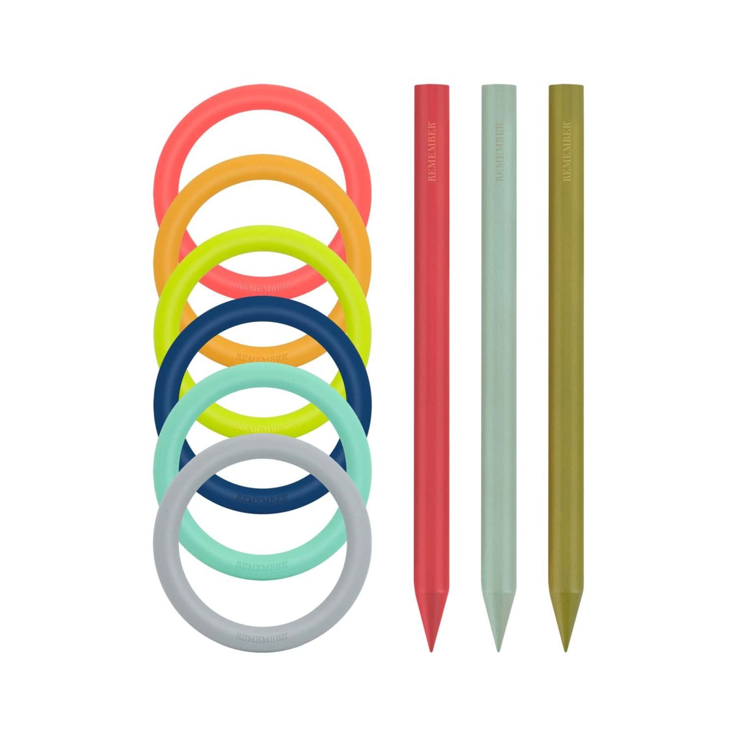 Remember Spielzeug-Gartenset Ringwurfspiel Hoop, (Set, 9-tlg) günstig online kaufen