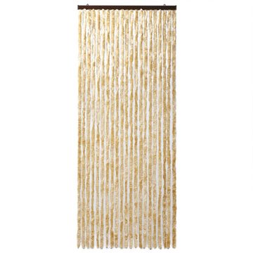 vidaXL Insektenschutz-Vorhang Fliegenvorhang Beige 100x230 cm Chenille