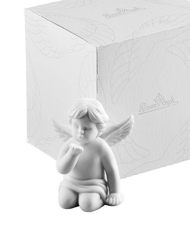 klein Kusshand aus Porzellan, Engel matten mit Rosenthal Engelfigur
