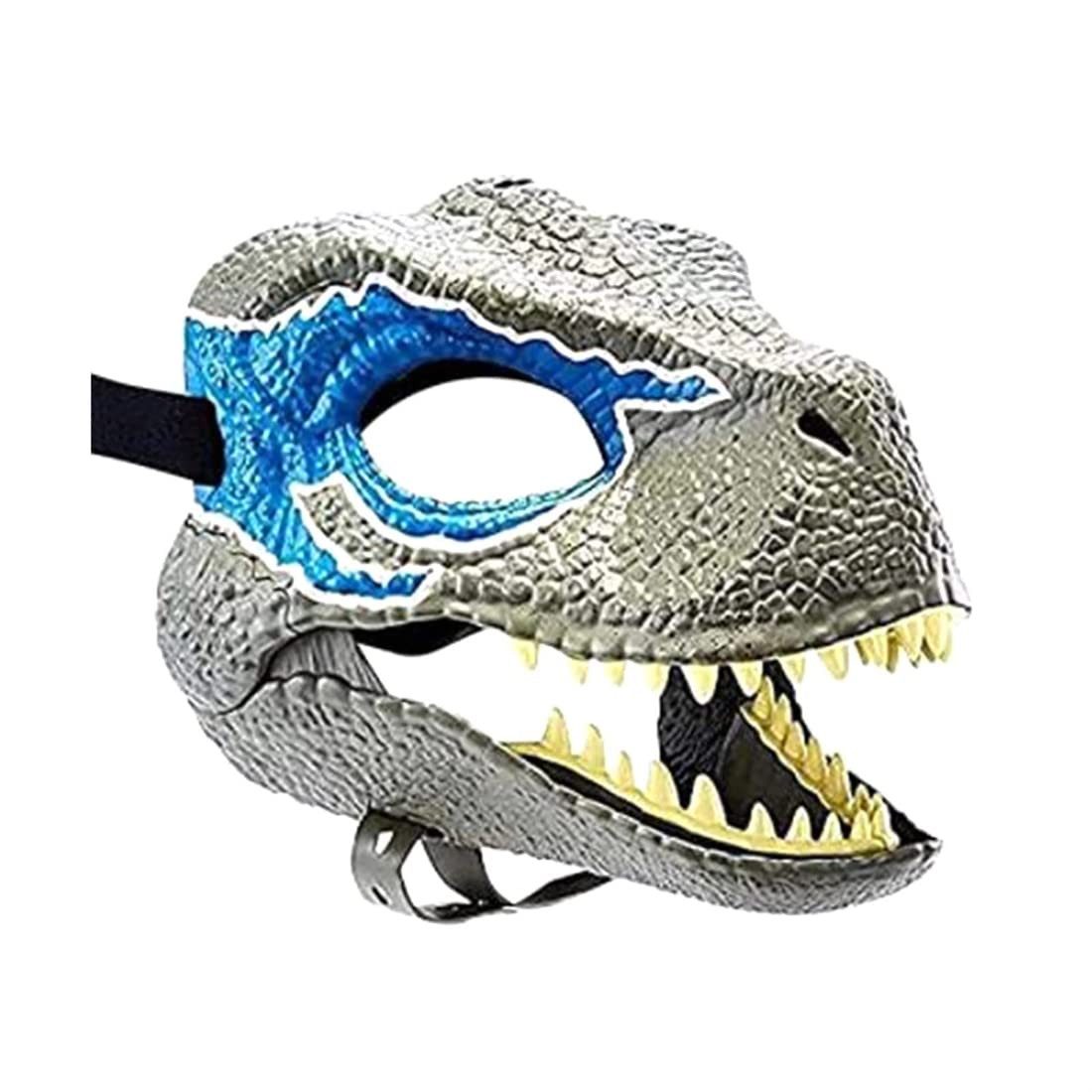 Silberstern Verkleidungsmaske Tier-Dinosaurier-Maske für Cosplay-Party-Geburtstag, (1-tlg., Tyrannosaurus Rex Dinosauriermaske Kopfbedeckung), Realistische Latex-Angstmaske für Kinder mit offenem Kinn