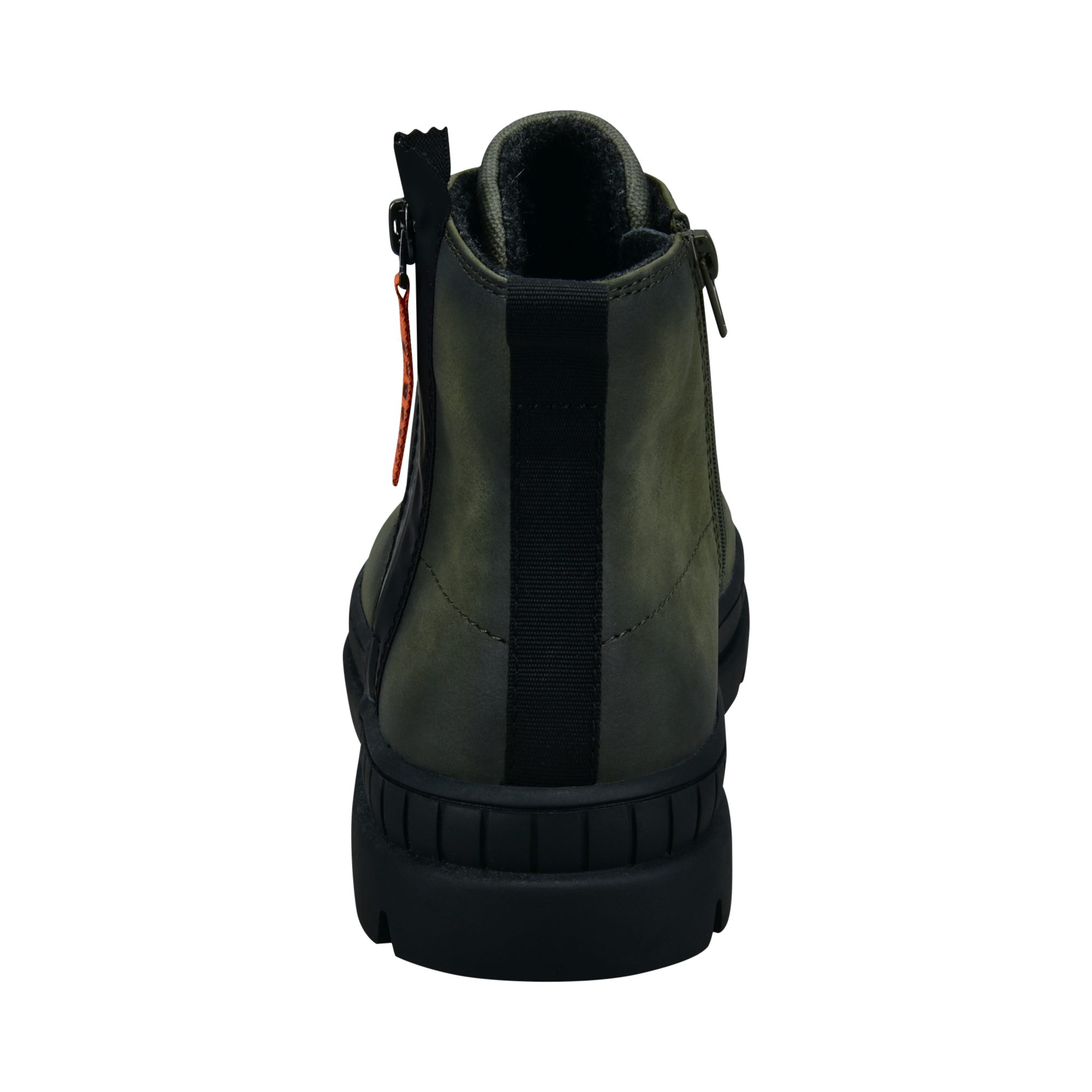 bugatti Schnürboots Schnürstiefelette, Outdoorboots mit Reißverschluss und Anziehlasche