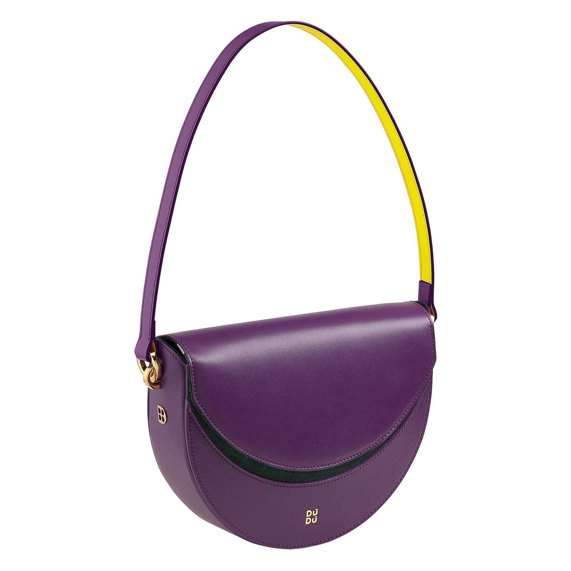 DuDu Schultertasche, Leder