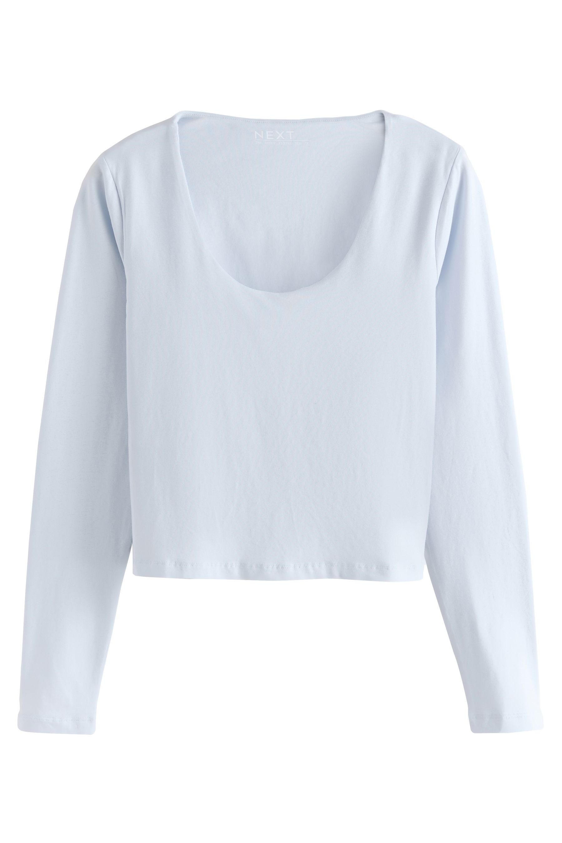 Langarmshirt Langarmshirt mit Rundhalsausschnitt