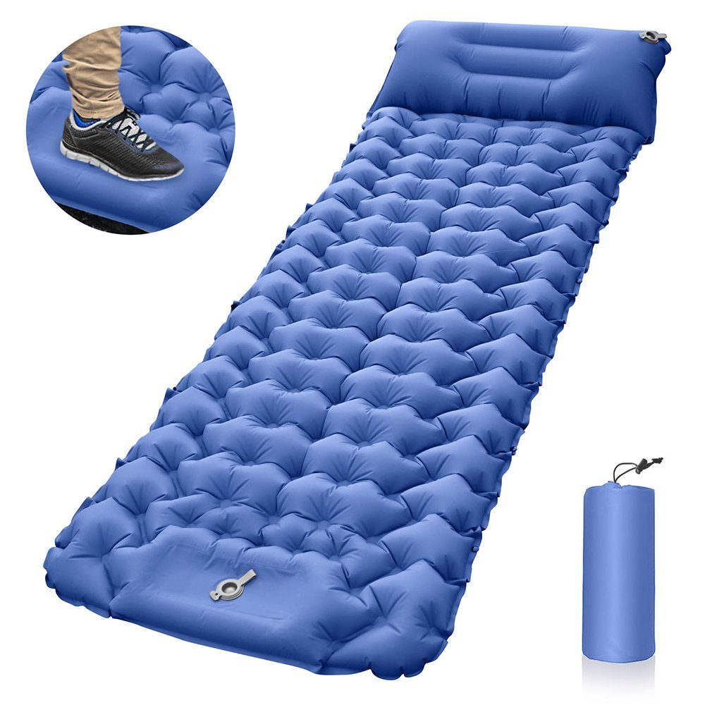 GelldG Isomatte Groß Luftmatratze Zelt Aufblasbare Matratze Faltbar  Schlafmatte