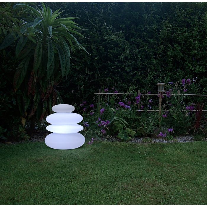 Licht-Trend Gartenleuchte Außen-Dekoleuchte Balans Weiß Kaltweiß