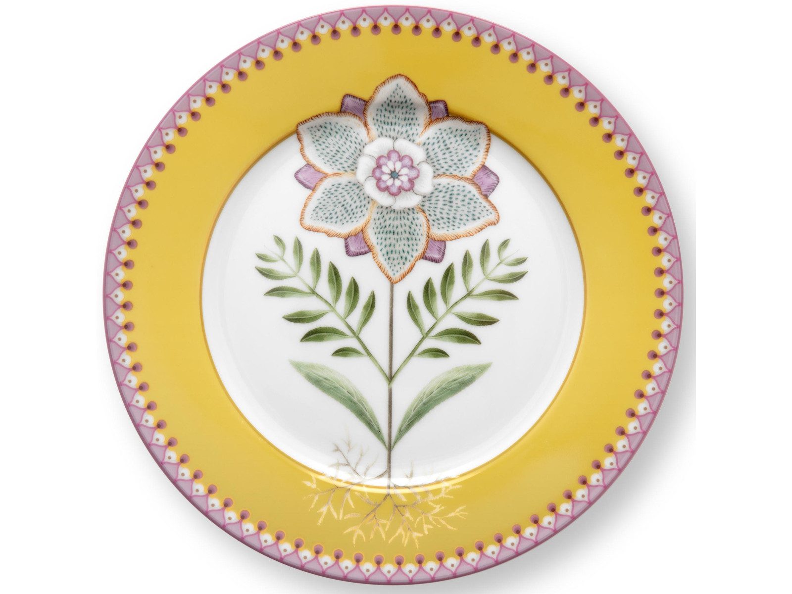 PiP Studio Frühstücksteller Lily&Lotus Yellow Frühstücksteller 21cm