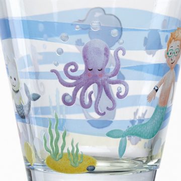 LEONARDO Gläser-Set BAMBINI AVVENTURA Meer, Glas, 215 ml, 6-teilig