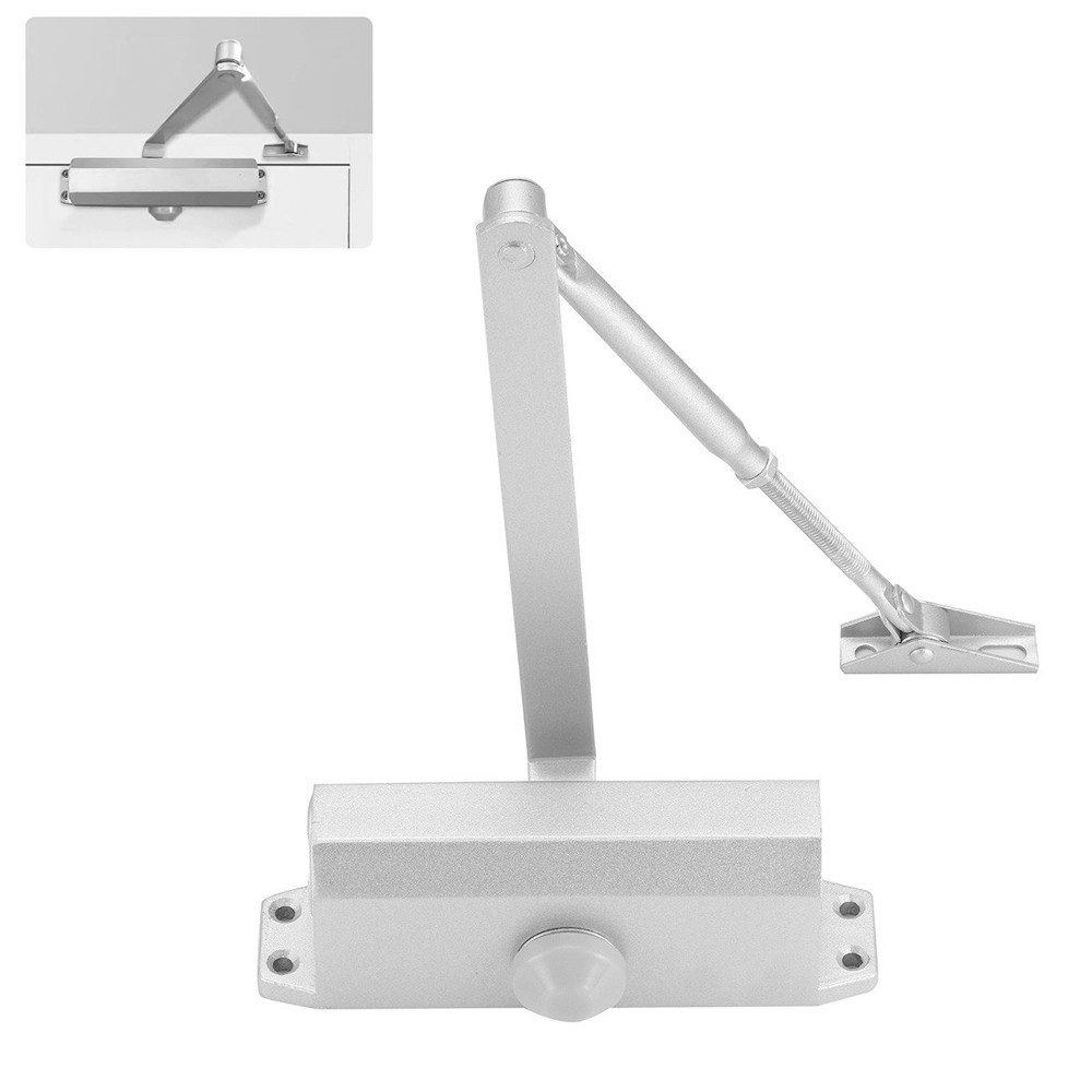 BlingBin Türschließer Automatischer Einstellbarer Hydraulischer Türschließer, 1pcs, mit Gestänge, (1er Set, 1-tlg), Torschließer 25-45 Kg