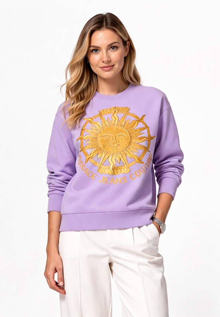 Versace Jeans Couture Sweatshirt Sweatshirt Pullover Logo Hodie Stickerei Sweater Pulli