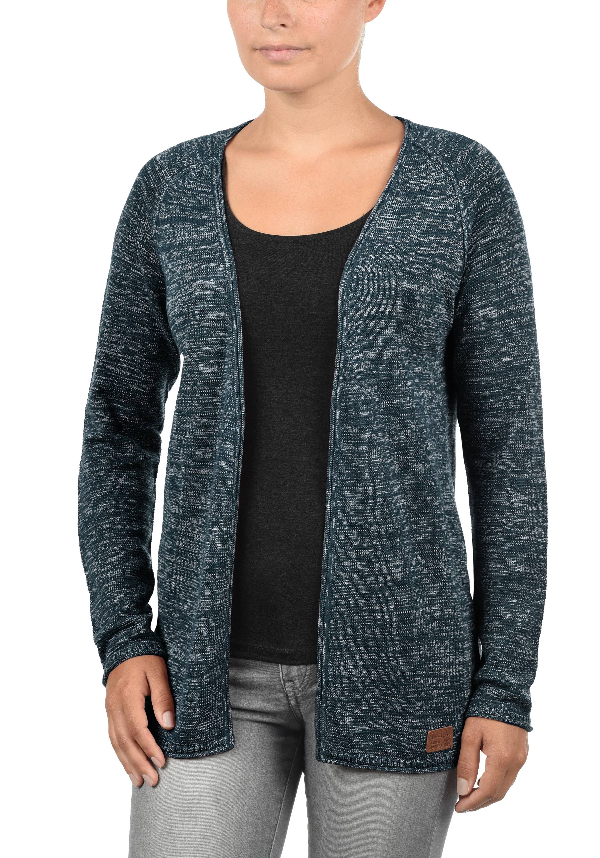 Blend she Strickjacke Danila Strickjacke mit aufgerollten Säumen