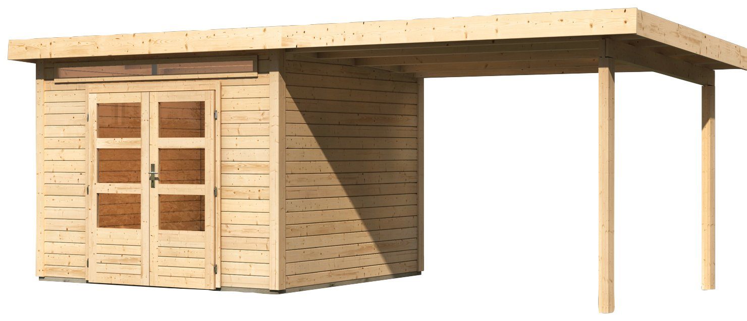 Karibu Gartenhaus Ammersee 4, BxT: 612x303 cm, (Set)