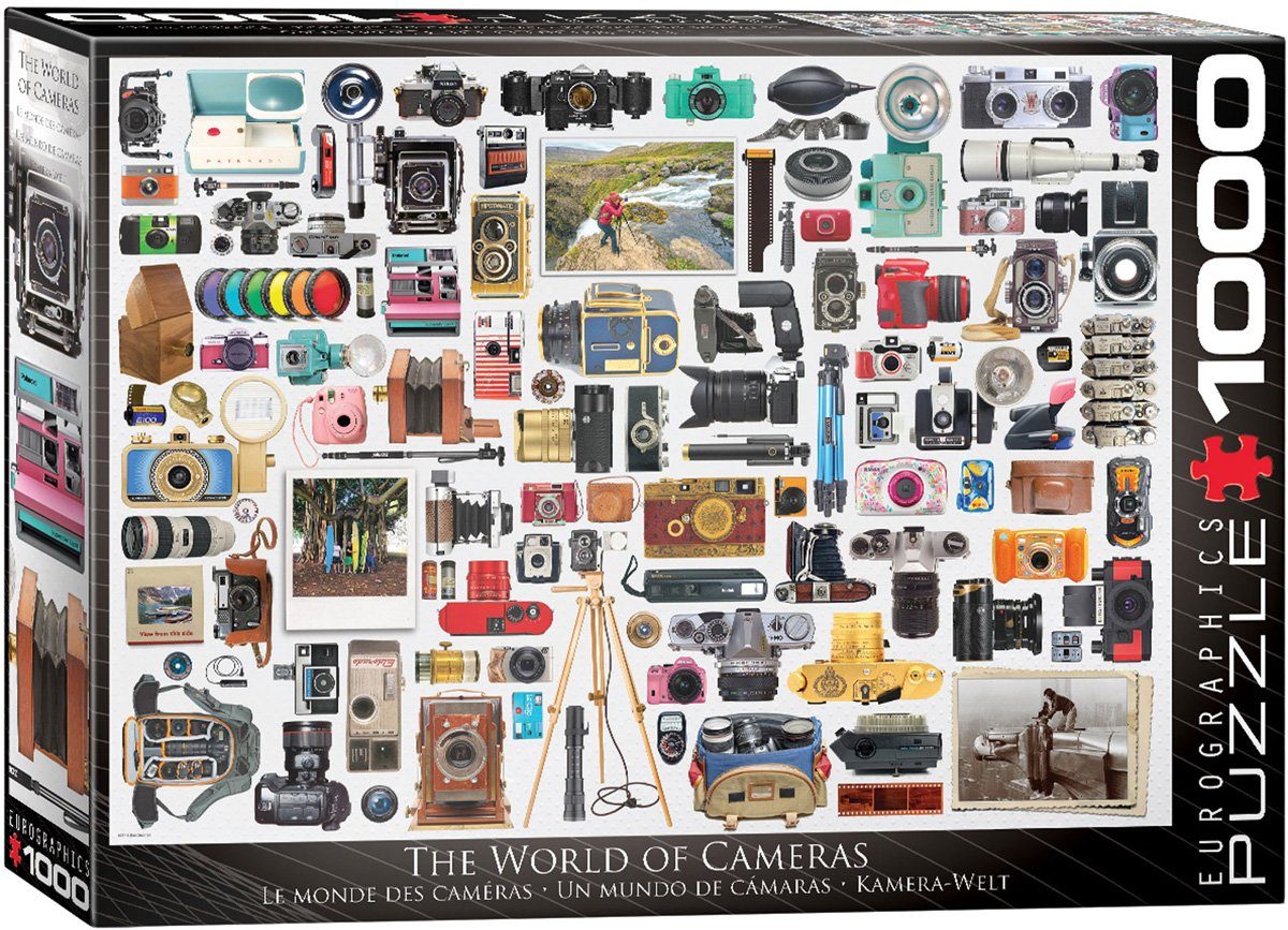 EUROGRAPHICS Puzzle Welt der Kameras, 1000 Puzzleteile