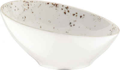Bonna Salatschüssel »Grain Bowl«, Porzellan, Schale Salatschale Schüssel 17.4x18cm 450ml Porzellan creme-weiß 1 Stück