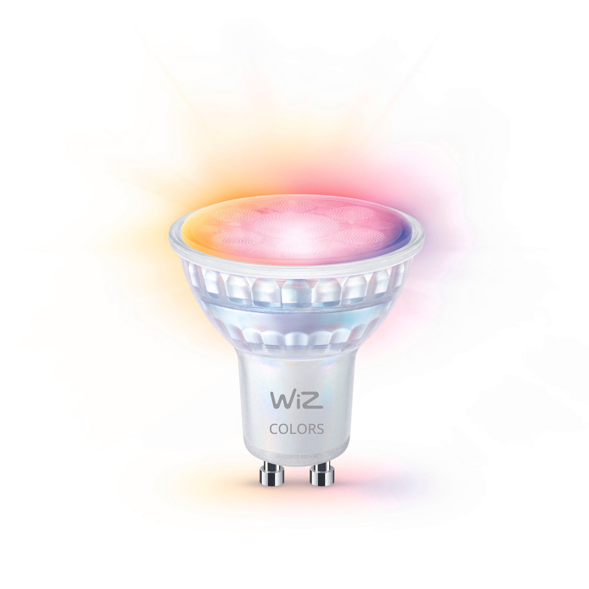 WiZ LED-Leuchtmittel White & Color GU10 Tunable 60W Glas, GU10