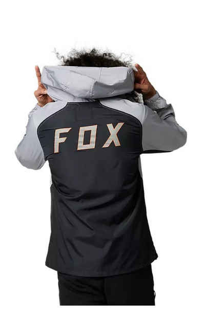 Fox Racing Regenjacke Fox Leed Windbraker Jacke Stahlgrau