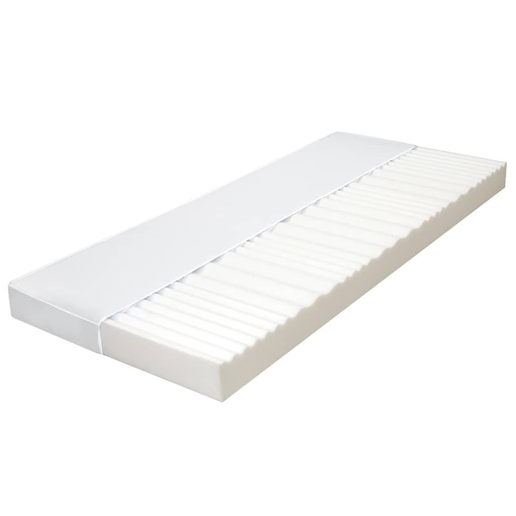Boxspringmatratze Matratze 90 x 200 cm 7 Zonen PU Schaum 10 cm H2 H3, vidaXL, 10 cm hoch